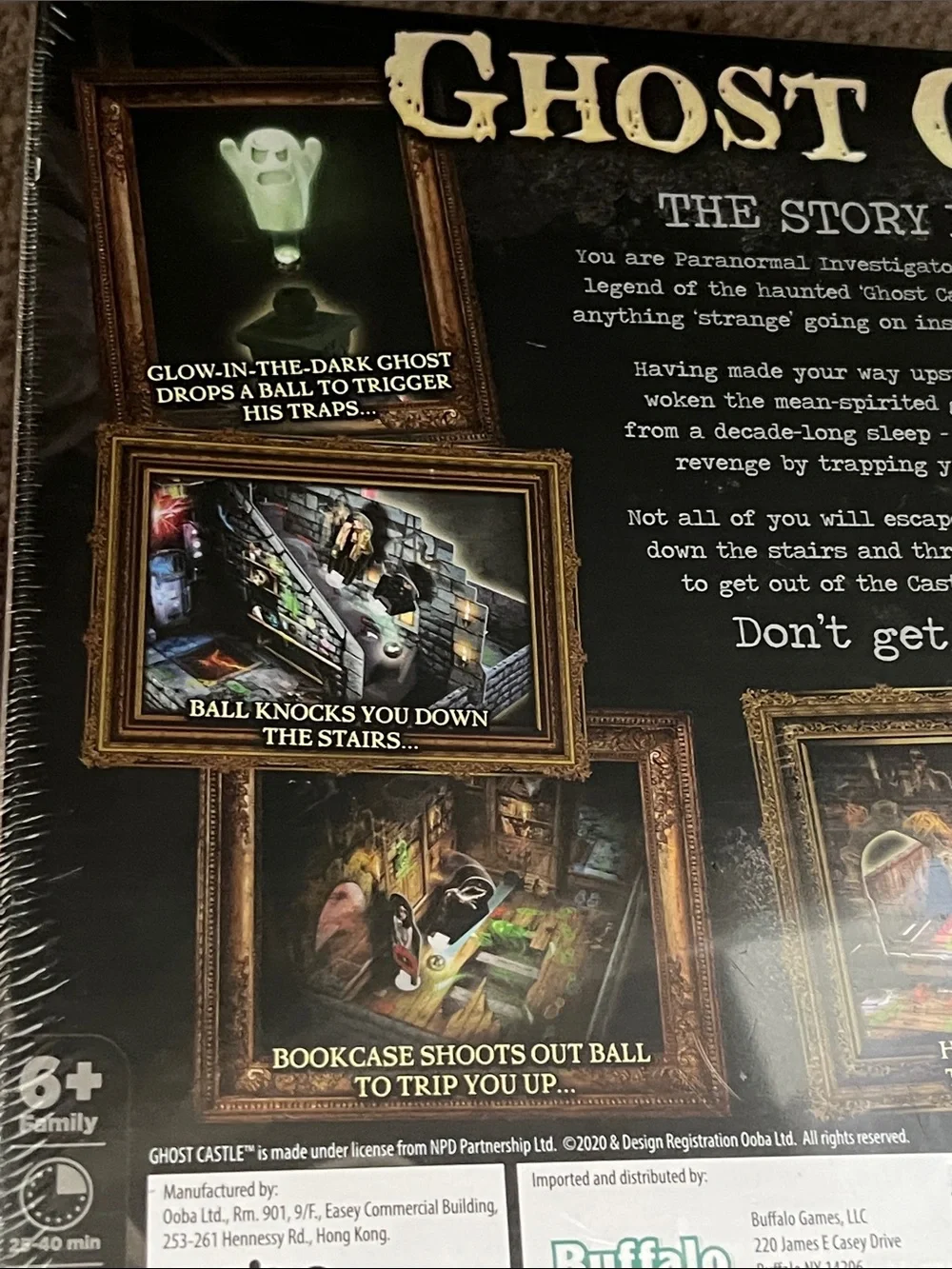 NEW sealed Ghost Castle Board Game by Buffalo Games